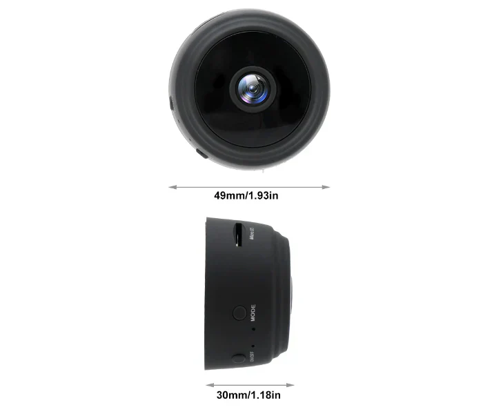 UNIK PRO™ Rechargeable Wi-Fi Enabled CCTV Live Camera up to 128GB Support