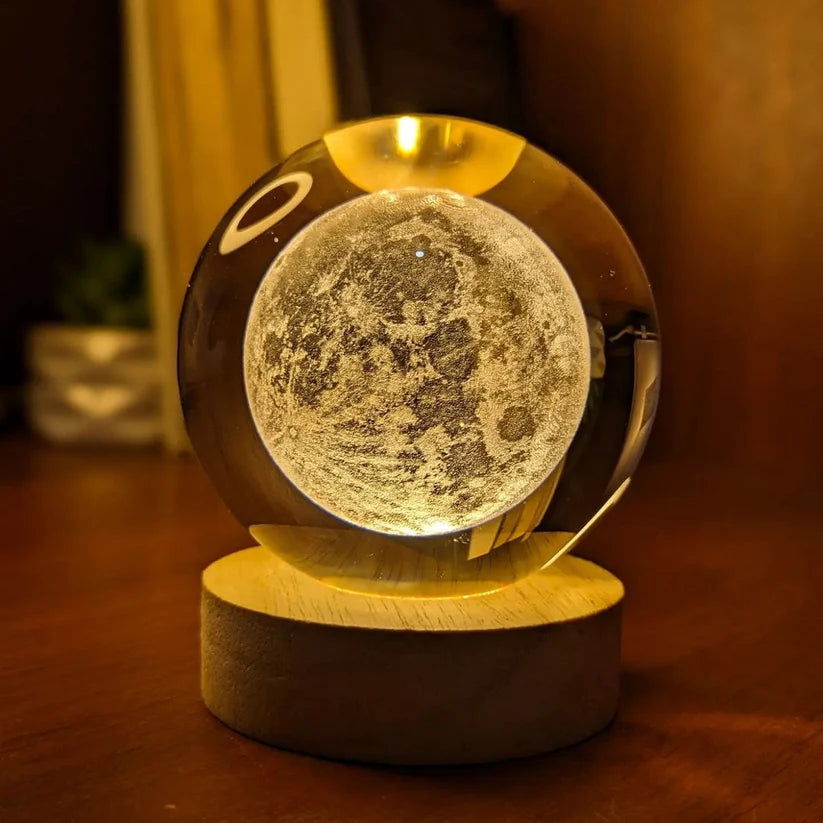 3D Crystal Ball Night Lamp ™ (Assorted Design)