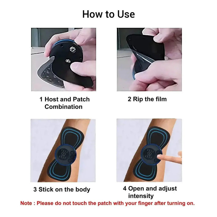 Mini Body Massager With 8 Modes & 19 Strength Levels