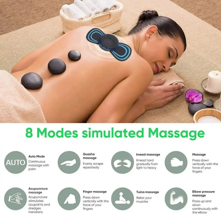 Mini Body Massager With 8 Modes & 19 Strength Levels