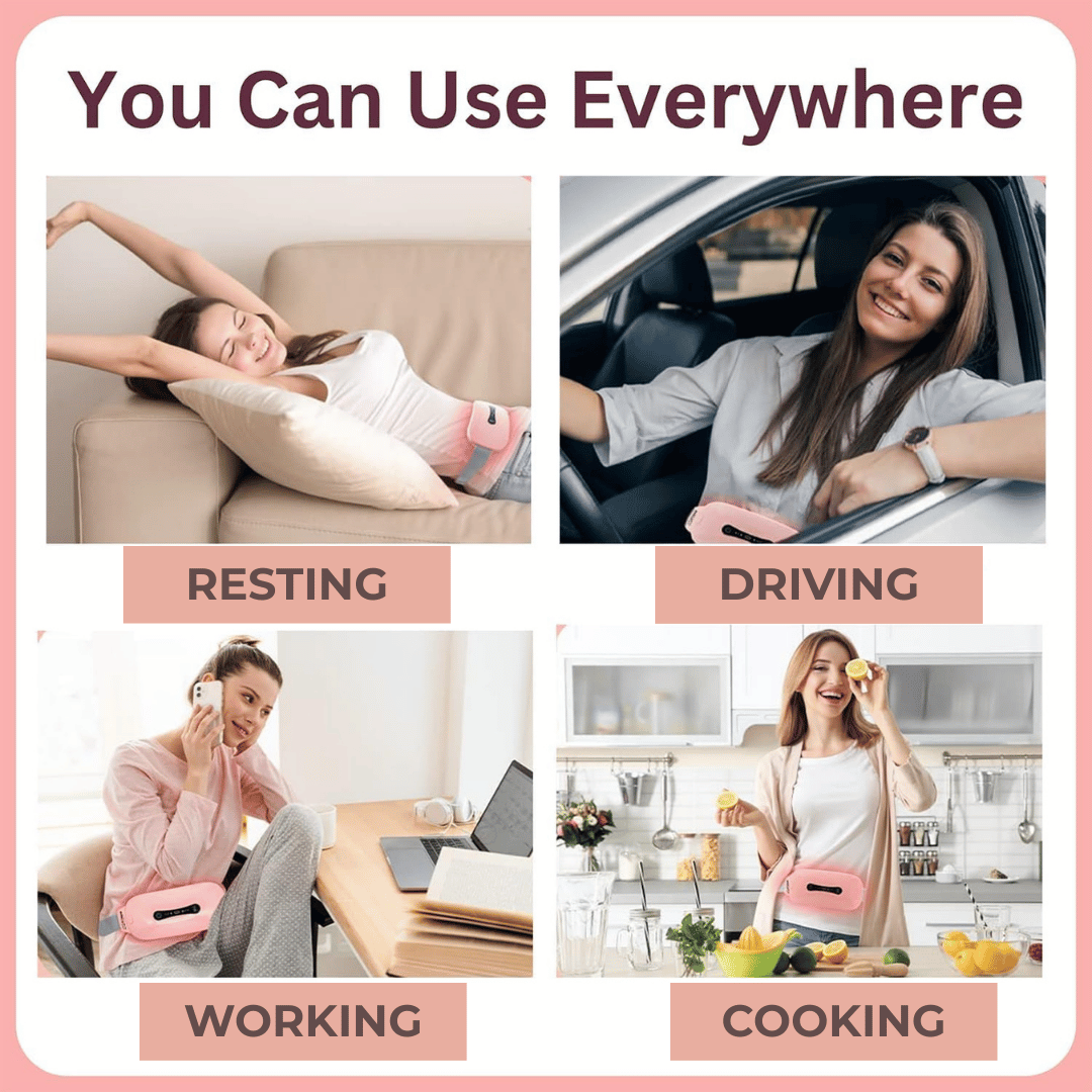 Period Cramp Comfort massager ™ , PERIOD PAIN RELIEF DEVICE (WITH 1 YEAR REPLACEMENT GUARANTEE)