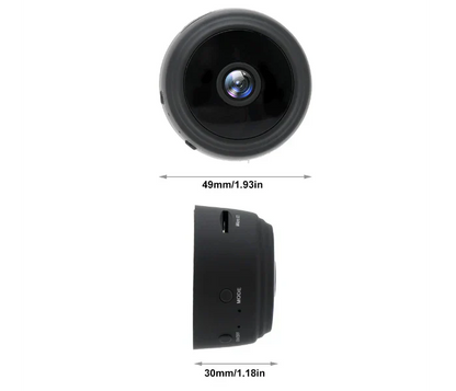 UNIK PRO™ Rechargeable Wi-Fi Enabled CCTV Live Camera up to 128GB Support