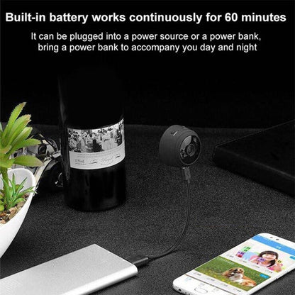 UNIK PRO™ Rechargeable Wi-Fi Enabled CCTV Live Camera up to 128GB Support