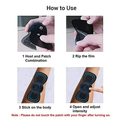 Mini Body Massager With 8 Modes & 19 Strength Levels