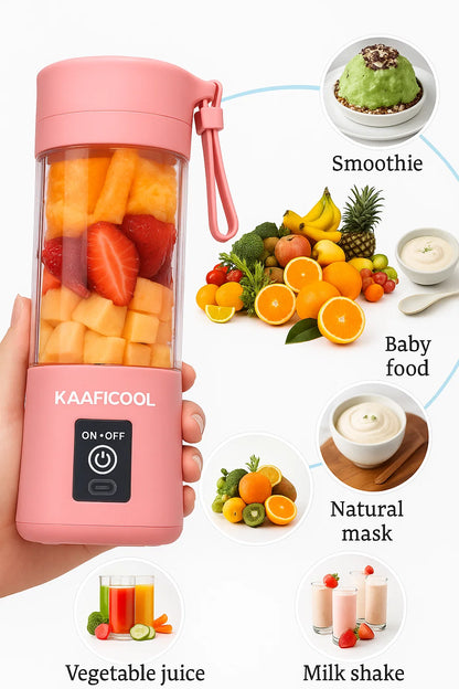 PORTABLE - 6 BLADES BLENDER ™ [ Blender for Smoothie and Juices ]