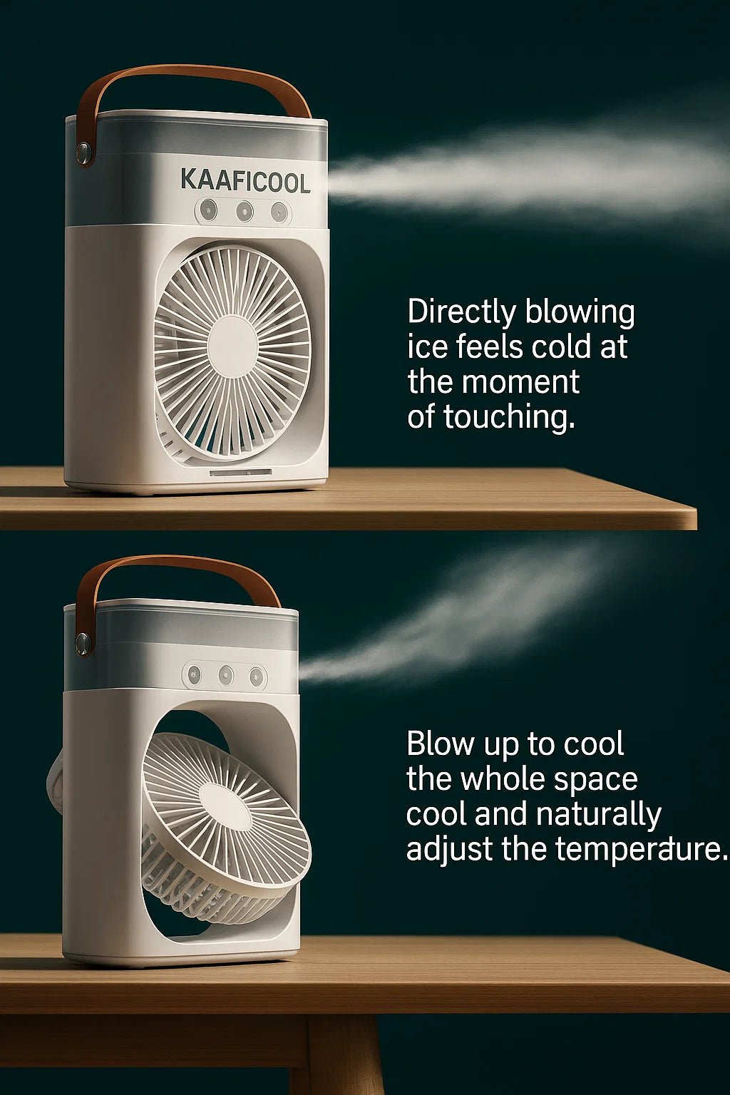 Portable 4-in-1 Mini Air Cooler Fan™ [ With Water Spray ]