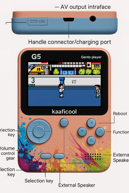 666-in-1 Built-in Classic Games ™ ( Gaming Console for Kids and Adults )