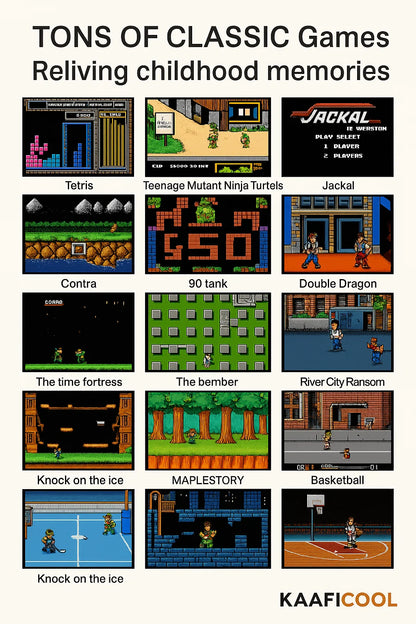 666-in-1 Built-in Classic Games ™ ( Gaming Console for Kids and Adults )