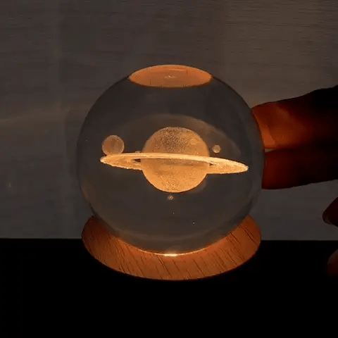 3D Crystal Ball Night Lamp ™ (Assorted Design)