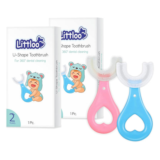 Baby U-Shaped Silicone Tooth Brush With Soft Bristles